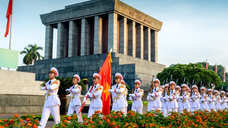O Mausoléu de Ho Chi Minh