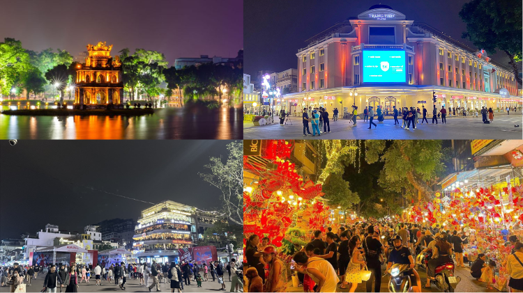 Rua pedonal de Lago de Guom