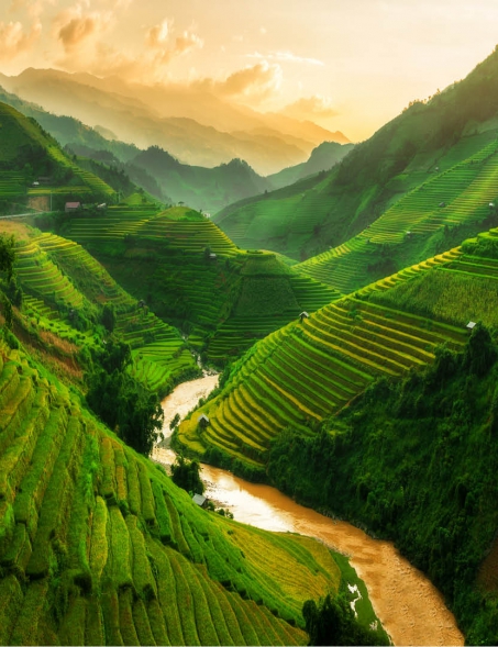 VIETNÃ COMPLETO COM SAPA/PU LUONG